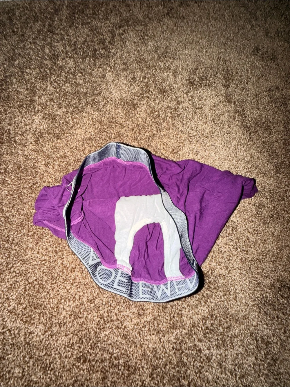 Aoelement purple  men’s medium ball supporting boxer briefs